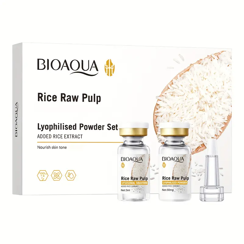 Rice Raw Pulp 6 x 50mg Lyophilised Powder & 6 x 3mL Lysosomal Solution